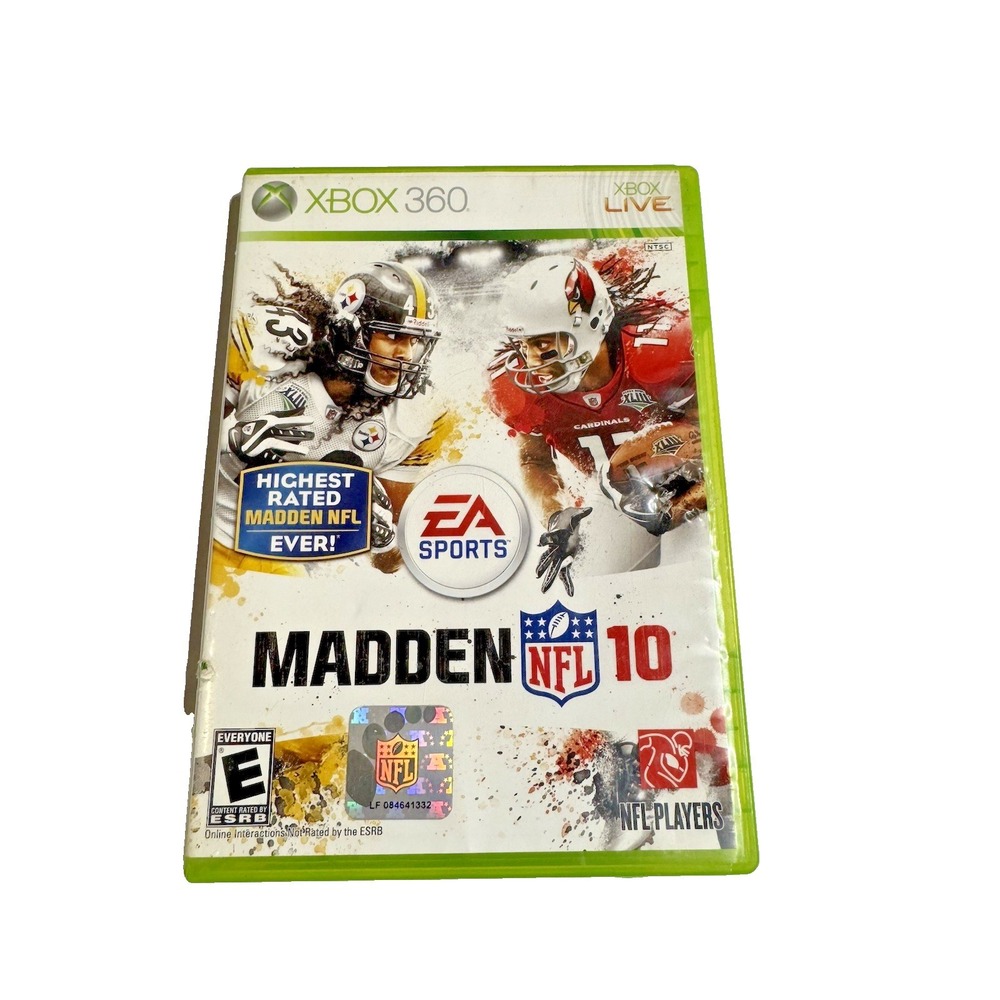 Madden NFL 10 Xbox 360 2009 Video Game Football